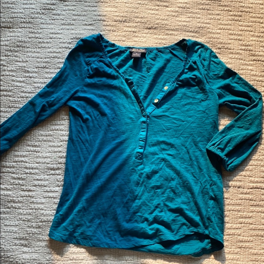 Lucky Brand Blue Blouse